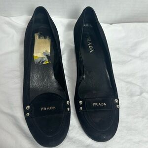Prada suede kitten shoes